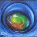 Augenblick eines Trompetenfisches Acryl auf Leinwand;
30 x 30 cm